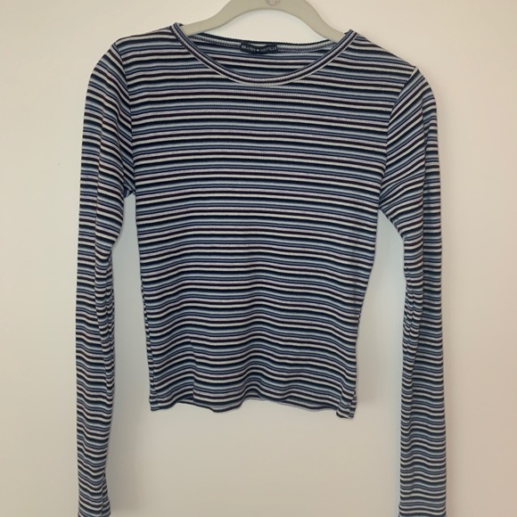 Brandy Melville Tops - Brandy Melville Long Sleeve Striped Santana Top